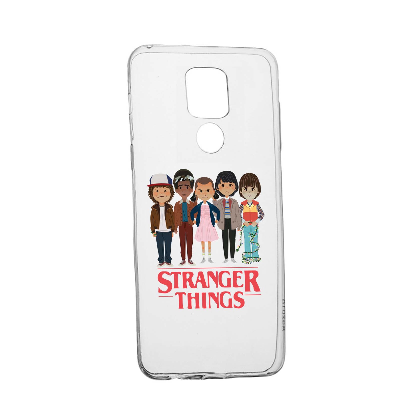 Husa Silicon Stranger Things, Compatibila Cu Motorola Moto E7 Plus, rezistenta la uzura, anti-alunecare, 722