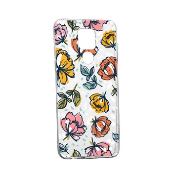 Husa Silicon Compatibila cu Motorola Moto G9, Flowers - Pastel Colors, rezistenta la uzura, anti-alunecare, 755 Husa Silicon Compatibila cu Motorola Moto G9, Flowers - Pastel Colors, rezistenta la uzura, anti-alunecare, 755