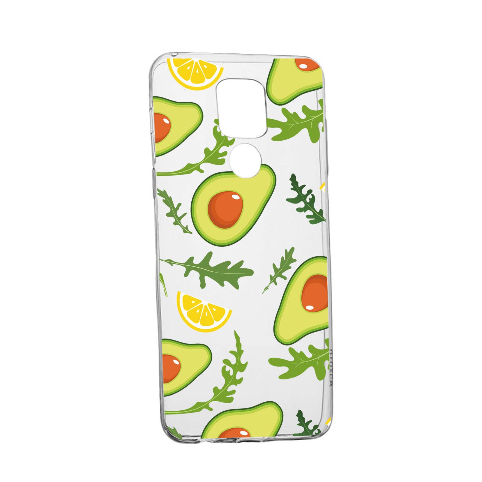 Husa Silicon Compatibila cu Motorola Moto E7 Plus, Avocado, rezistenta la uzura, anti-alunecare, 760