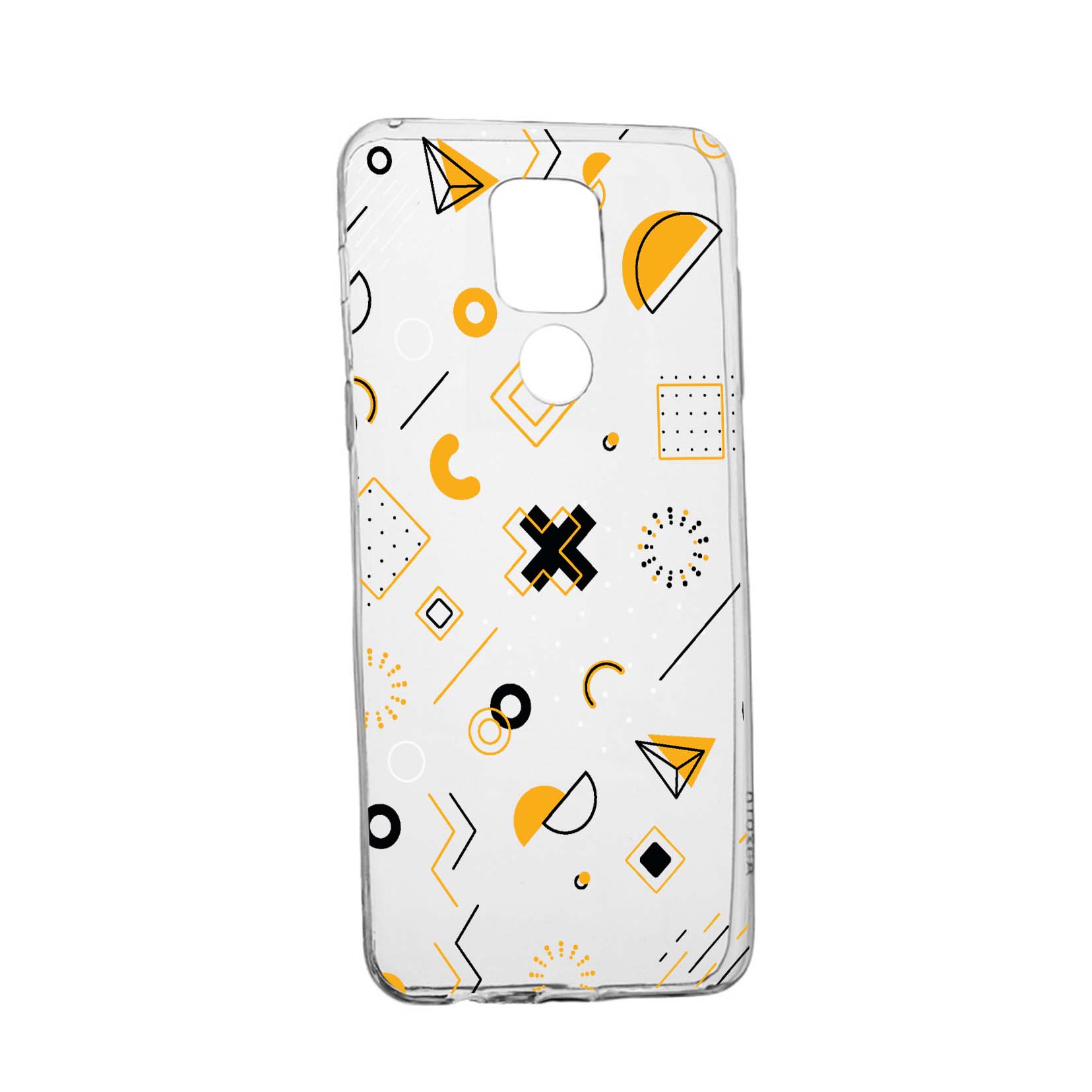 Husa Silicon Compatibila cu Motorola Moto E7 Plus, Symbols, rezistenta la uzura, anti-alunecare, 763