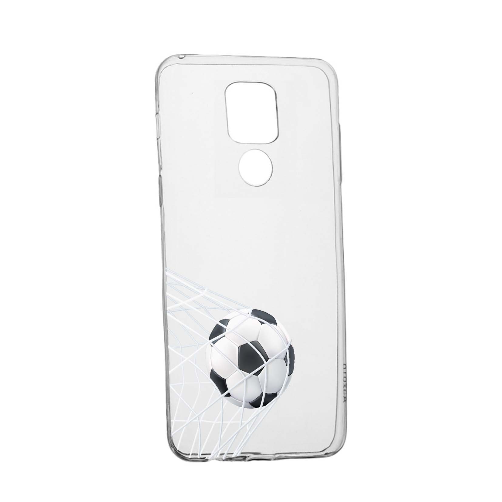 Husa Silicon Compatibila cu Motorola Moto G9 Play, Football - Goooaaall, rezistenta la uzura, anti-alunecare, 775