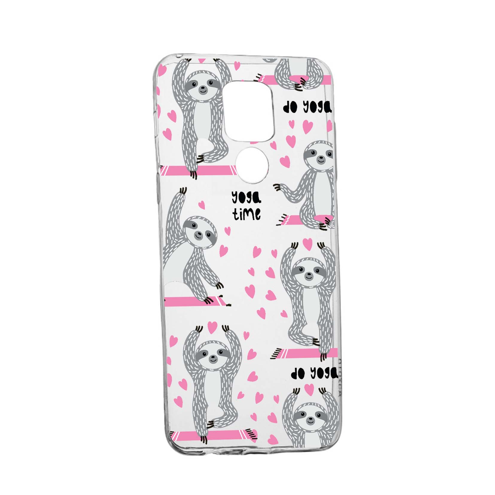 Husa Silicon Compatibila cu Motorola Moto E7 Plus, Yoga Time, rezistenta la uzura, anti-alunecare, 780