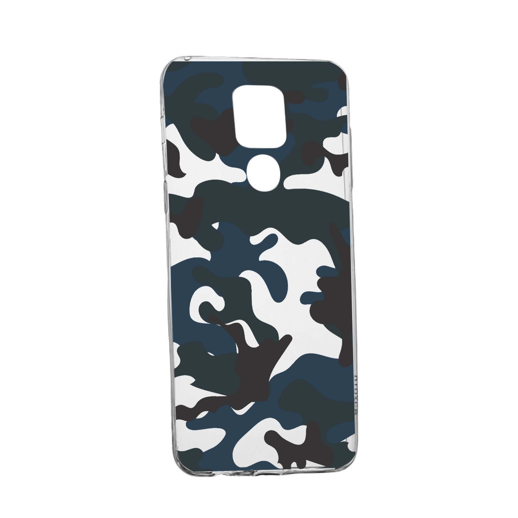 Husa Silicon Compatibila cu Motorola Moto G9, Camouflage, rezistenta la uzura, anti-alunecare, 789