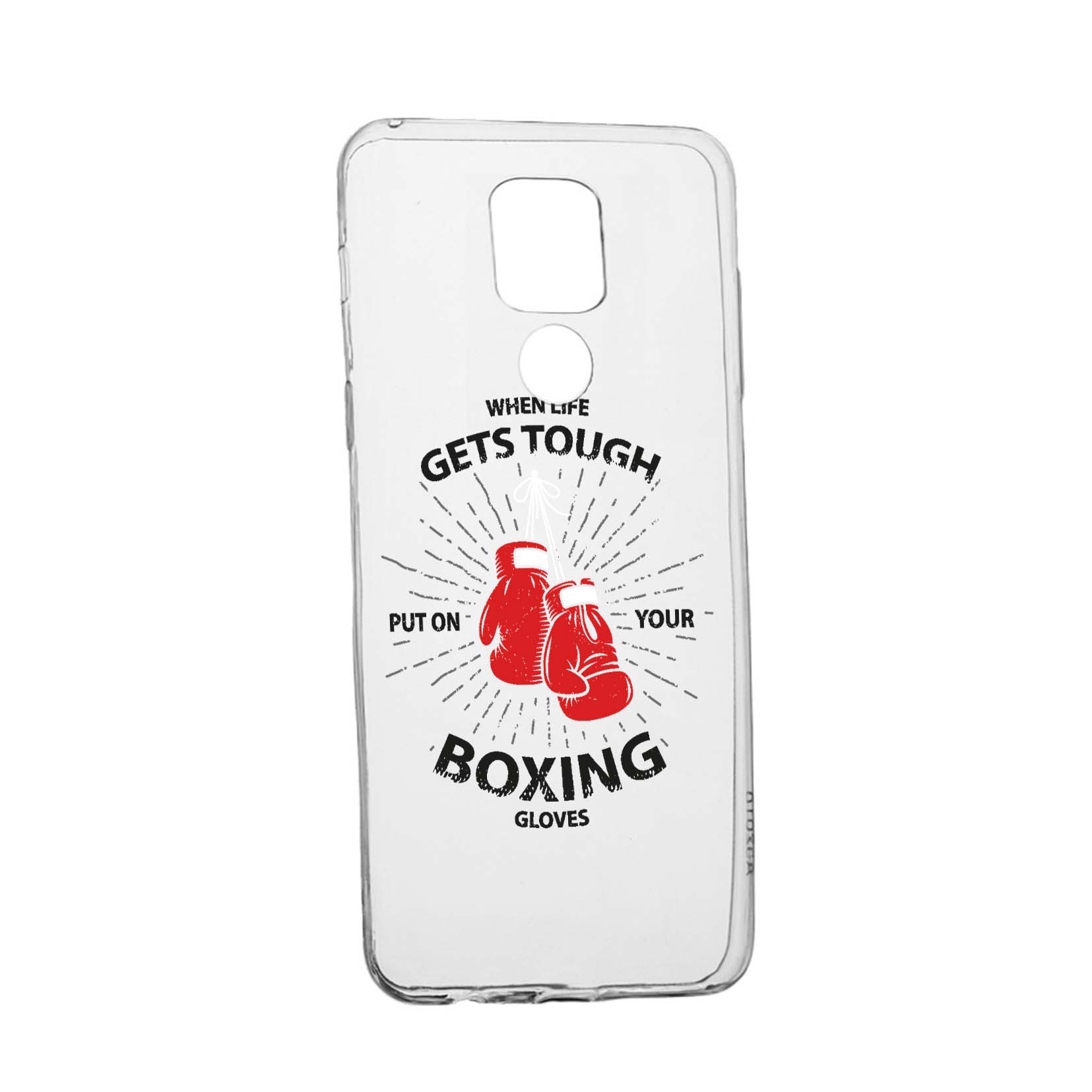 Husa Silicon Compatibila cu Motorola Moto G9, Boxing, rezistenta la uzura, anti-alunecare, 816