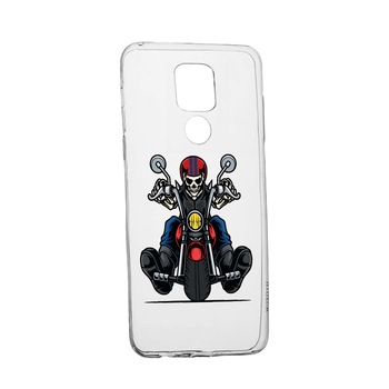 Husa Silicon Compatibila cu Motorola Moto G9 Play, Biker, rezistenta la uzura, anti-alunecare, 822 Husa Silicon Compatibila cu Motorola Moto G9 Play, Biker, rezistenta la uzura, anti-alunecare, 822