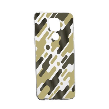 Husa Silicon Compatibila cu Motorola Moto E7 Plus, Green Camouflage, rezistenta la uzura, anti-alunecare, 811 Husa Silicon Compatibila cu Motorola Moto E7 Plus, Green Camouflage, rezistenta la uzura, anti-alunecare, 811