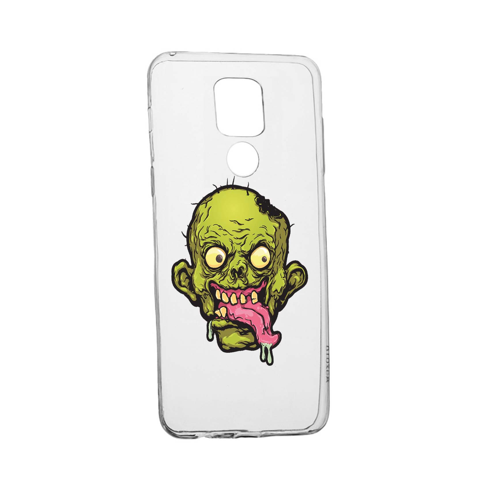 Husa Silicon Compatibila cu Motorola Moto G9 Play, Zombie, rezistenta la uzura, anti-alunecare, 823