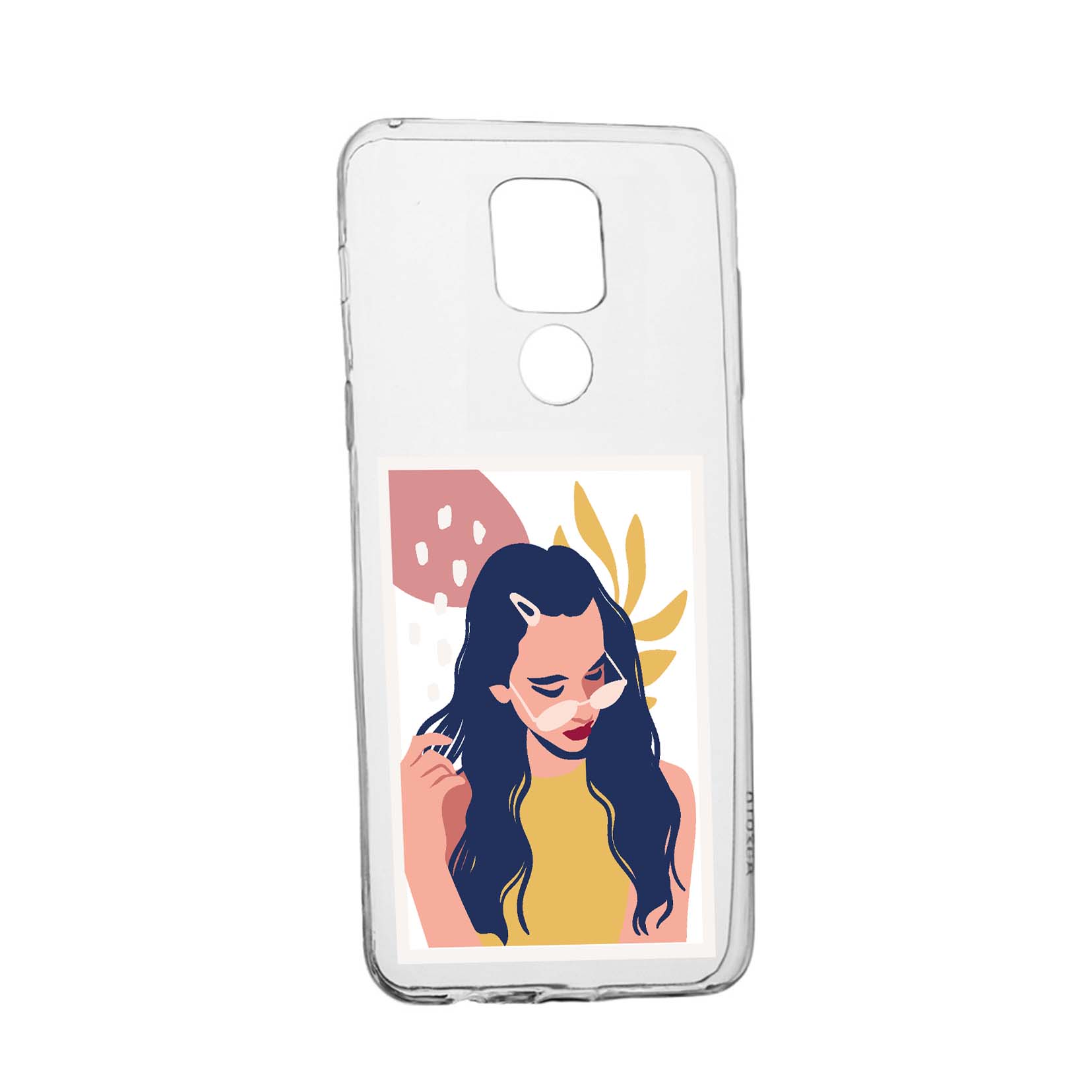 Husa Silicon Compatibila cu Motorola Moto G9, Summer Girl, rezistenta la uzura, anti-alunecare, 837