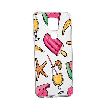 Husa Silicon Compatibila cu Motorola Moto E7 Plus, Summer Ornaments, rezistenta la uzura, anti-alunecare, 836 Husa Silicon Compatibila cu Motorola Moto E7 Plus, Summer Ornaments, rezistenta la uzura, anti-alunecare, 836