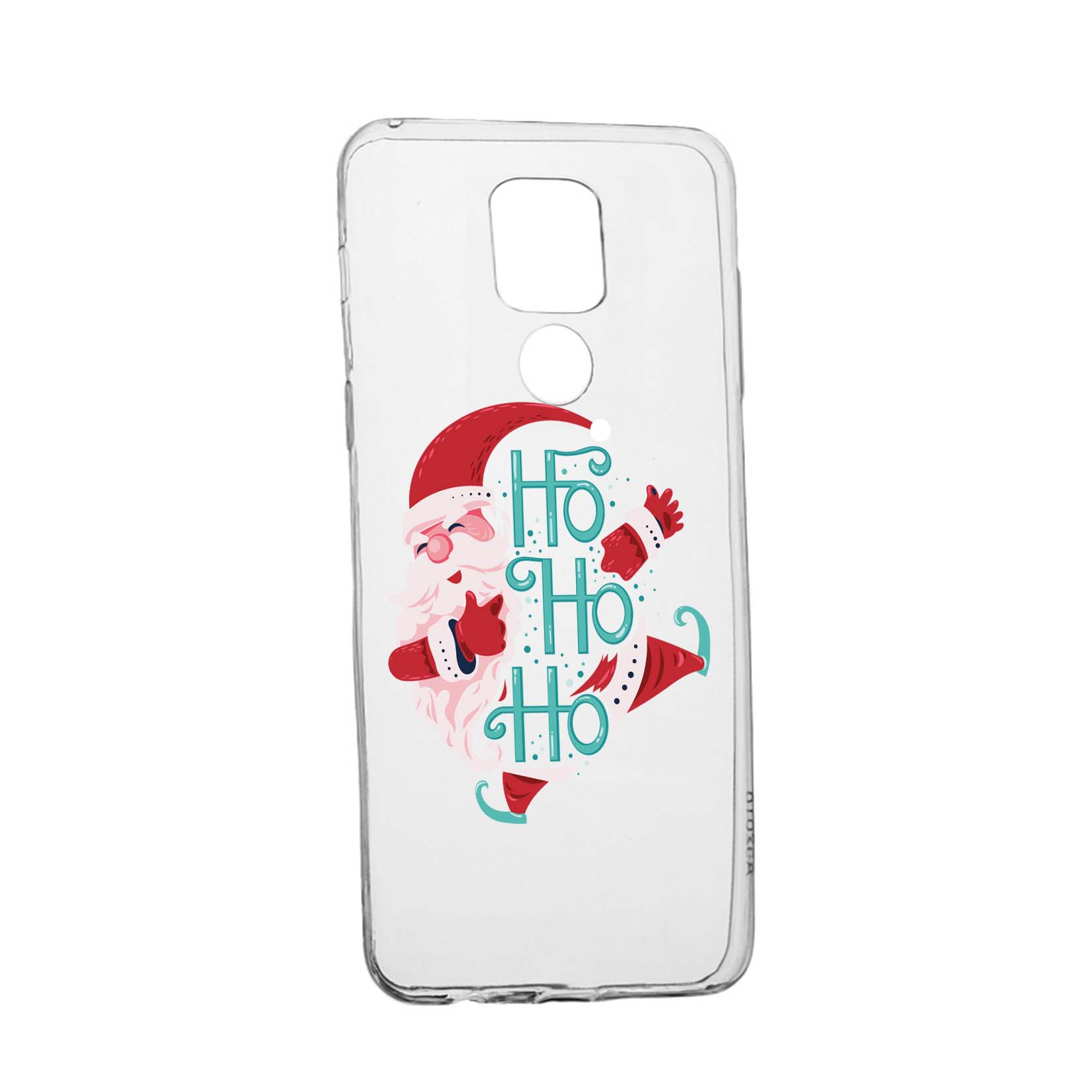 Husa Silicon Compatibila cu Motorola Moto G9 Play, Ho Ho Ho Santa Claus, rezistenta la uzura, anti-alunecare, 869