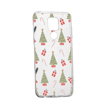 Husa Silicon Compatibila cu Motorola Moto E7 Plus, Christmas Pattern, rezistenta la uzura, anti-alunecare, 873 Husa Silicon Compatibila cu Motorola Moto E7 Plus, Christmas Pattern, rezistenta la uzura, anti-alunecare, 873
