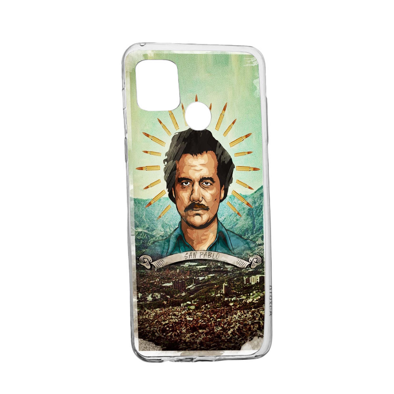 Husa Silicon Narcos, Compatibila Cu Realme 7i / Realme C12, rezistenta la uzura, anti-alunecare, 306