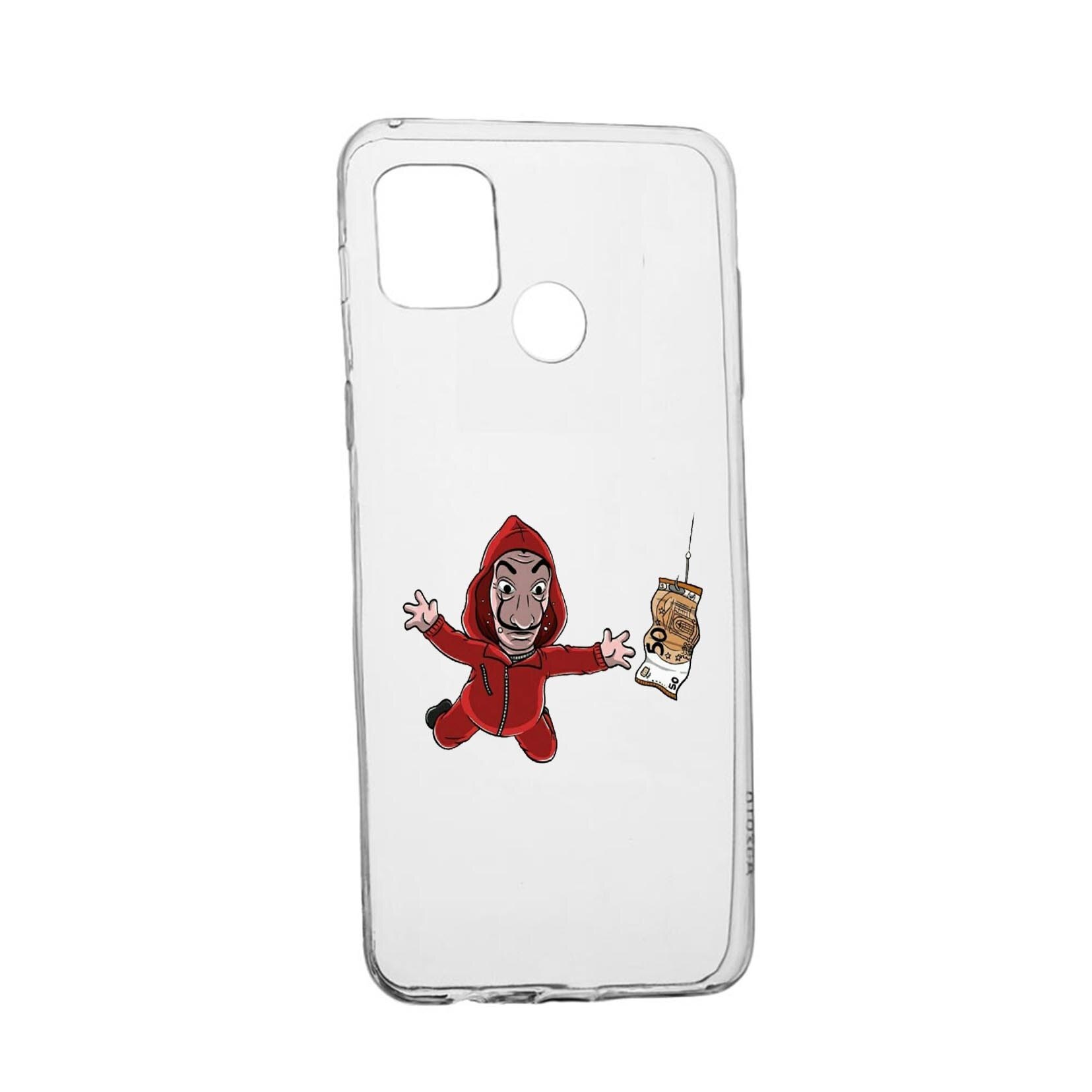Husa Silicon La Casa de Papel, Compatibila Cu Realme 7i / Realme C12, rezistenta la uzura, anti-alunecare, 294