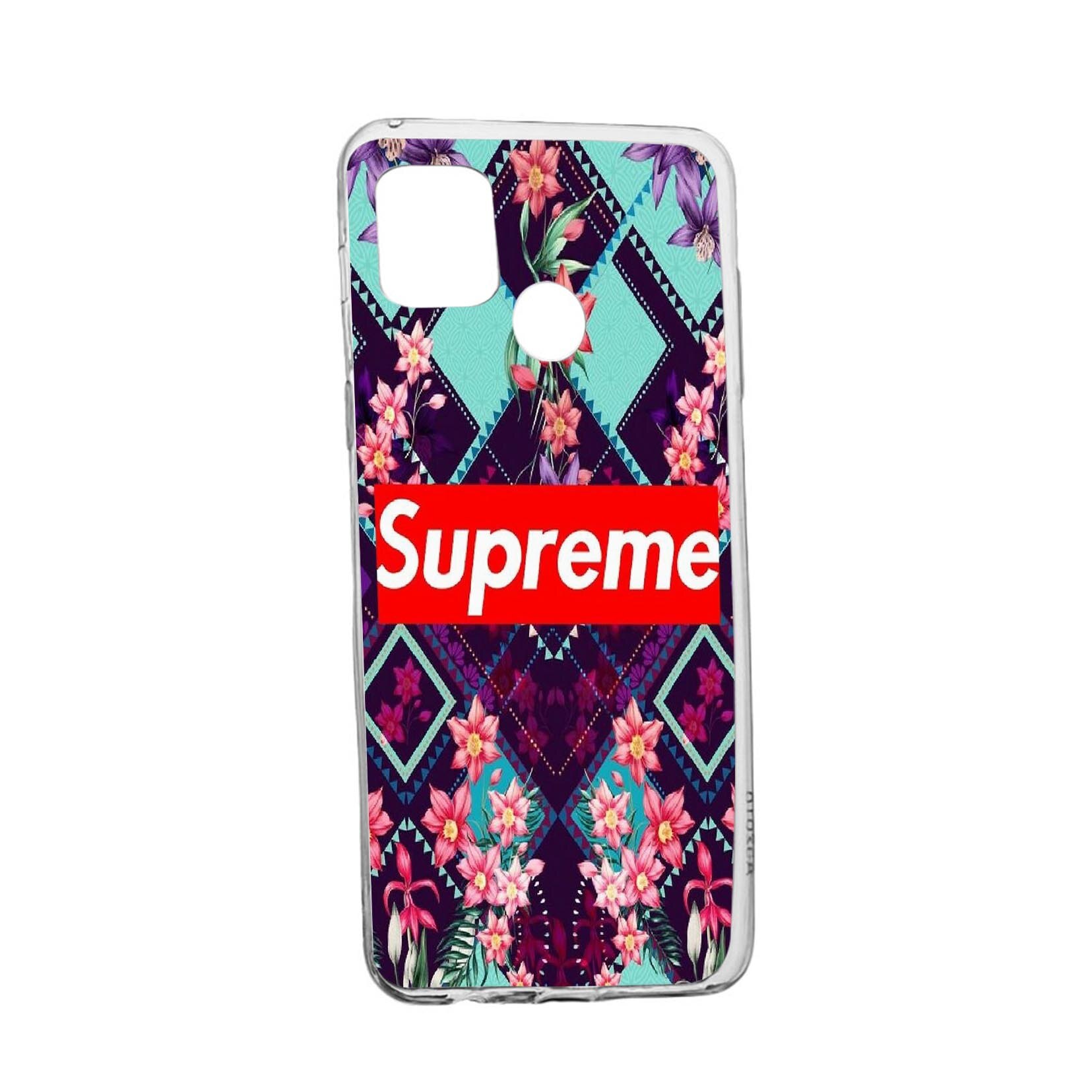 Husa Silicon Supreme, Flowers, Compatibila Cu Realme 7i / Realme C12, rezistenta la uzura, anti-alunecare, 261