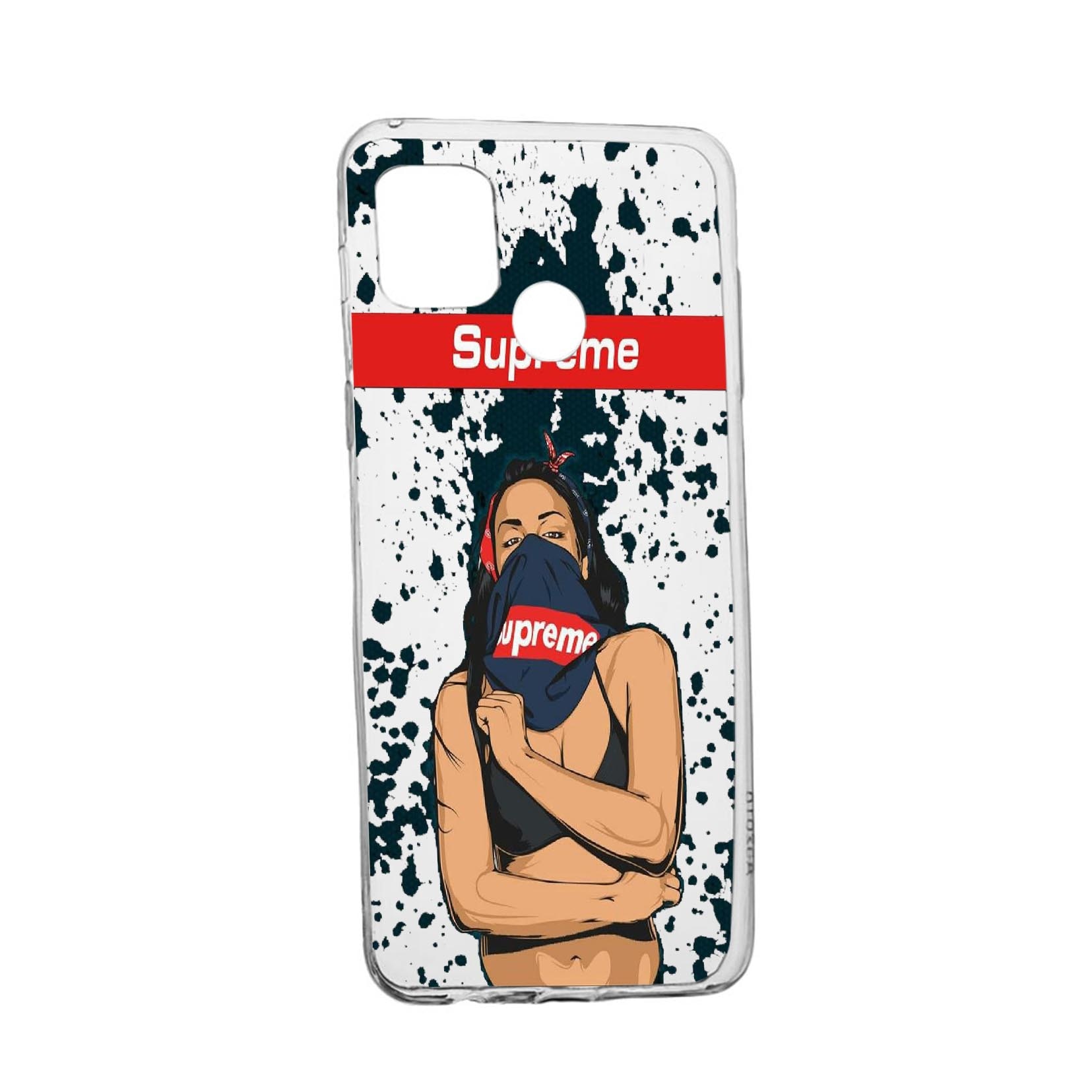 Husa Silicon Supreme, Woman, Compatibila Cu Realme 7i / Realme C12, rezistenta la uzura, anti-alunecare, 256