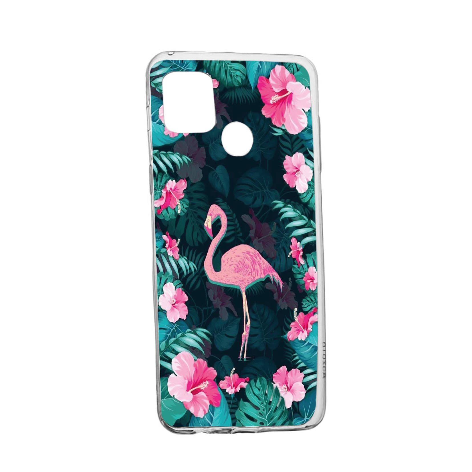Husa Silicon Flamingo, Compatibila Cu Realme 7i / Realme C12, rezistenta la uzura, anti-alunecare, 247