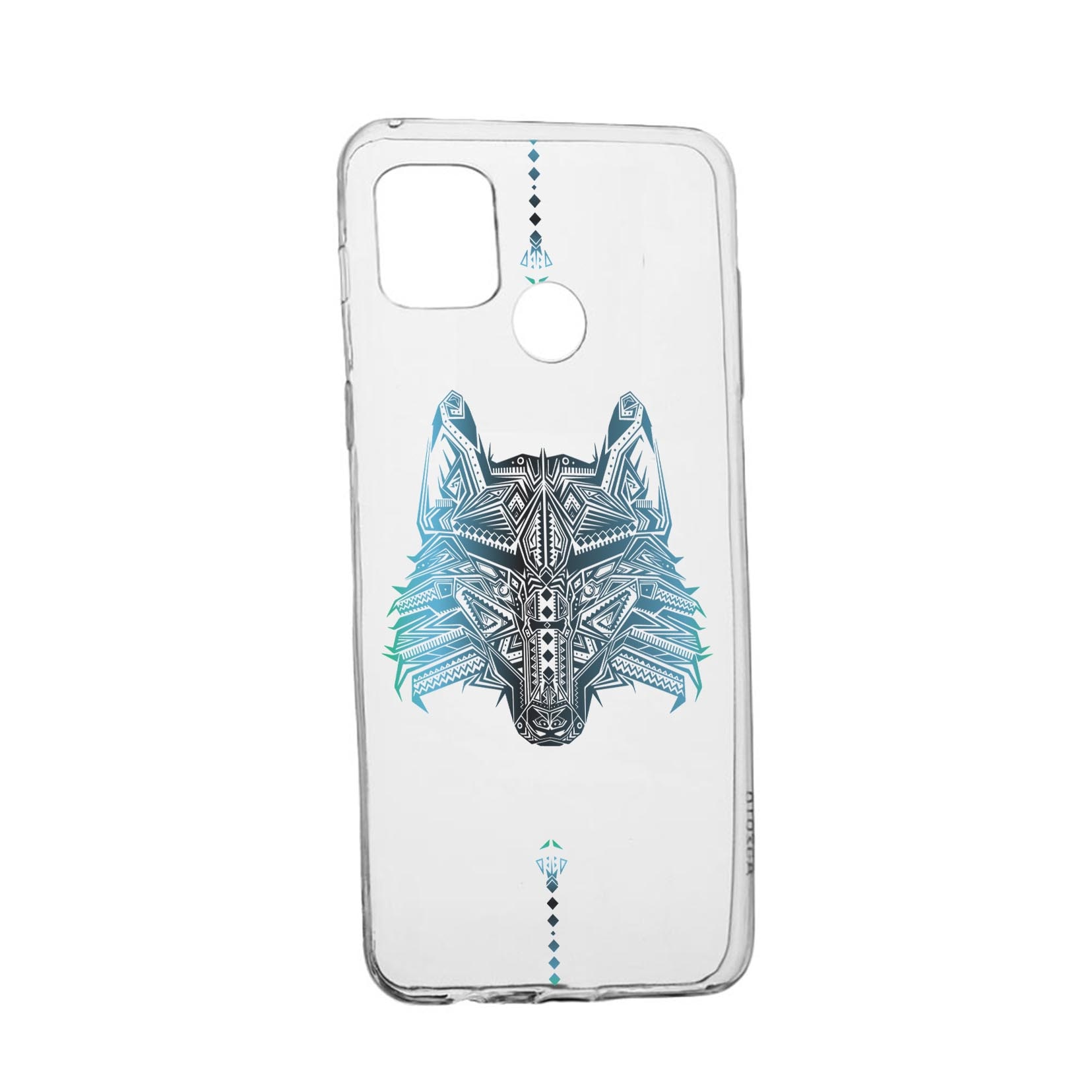 Husa Silicon Compatibila Cu Realme 7i / Realme C12, Wolf, rezistenta la uzura, anti-alunecare, 50