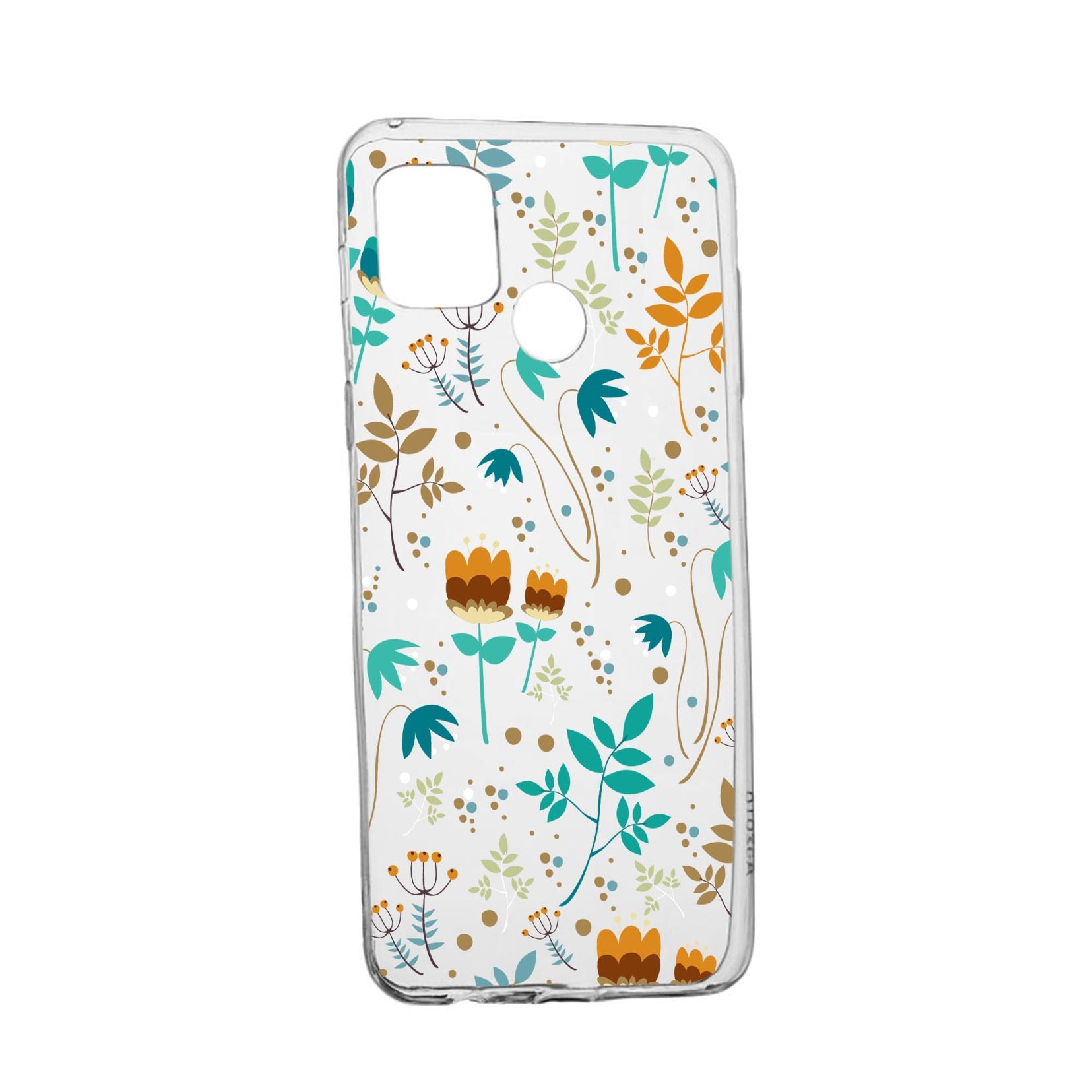 Husa Silicon Compatibila Cu Realme 7i / Realme C12, Flowers, rezistenta la uzura, anti-alunecare, 28