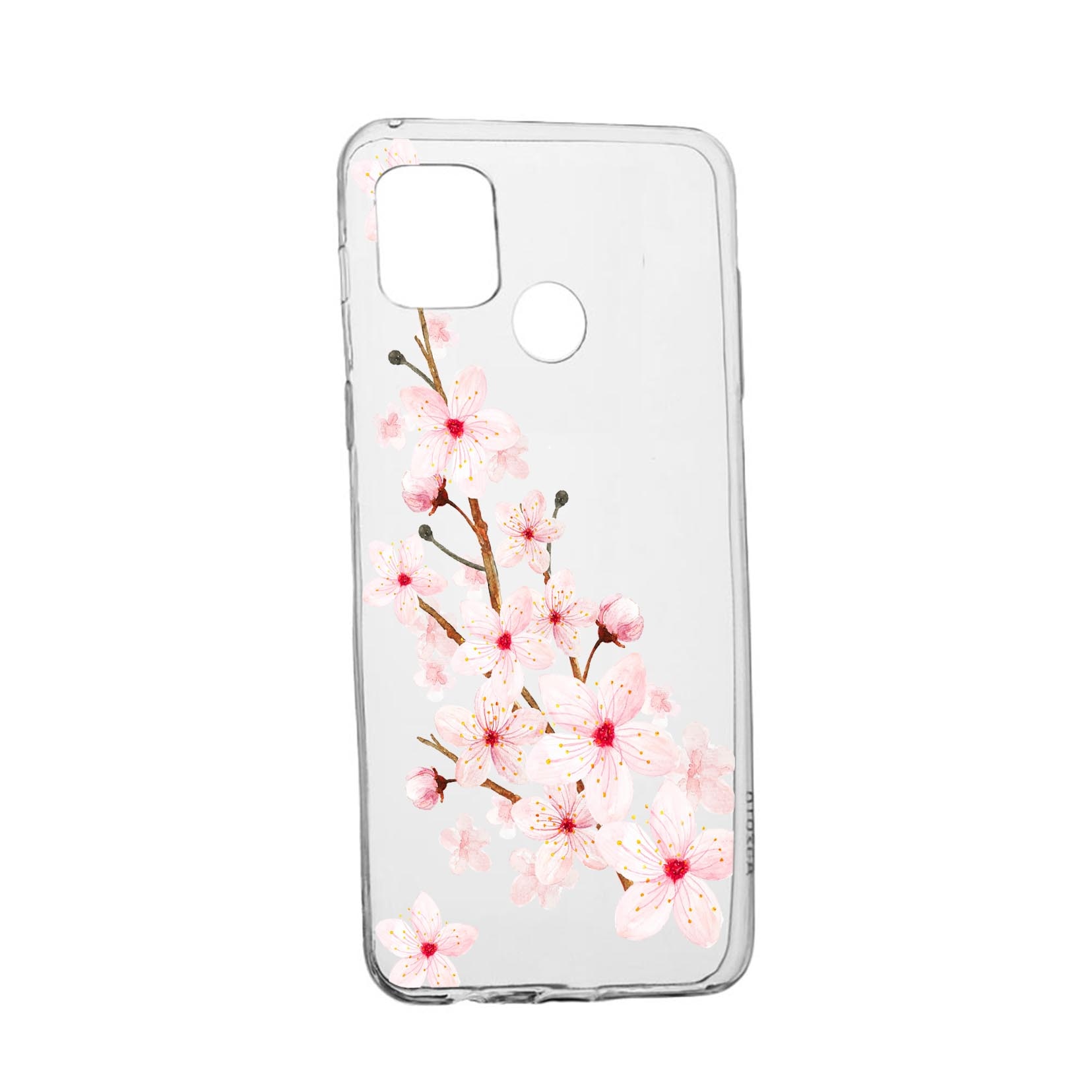 Husa Silicon Compatibila Cu Realme 7i / Realme C12, Spring Flower, rezistenta la uzura, anti-alunecare, 62