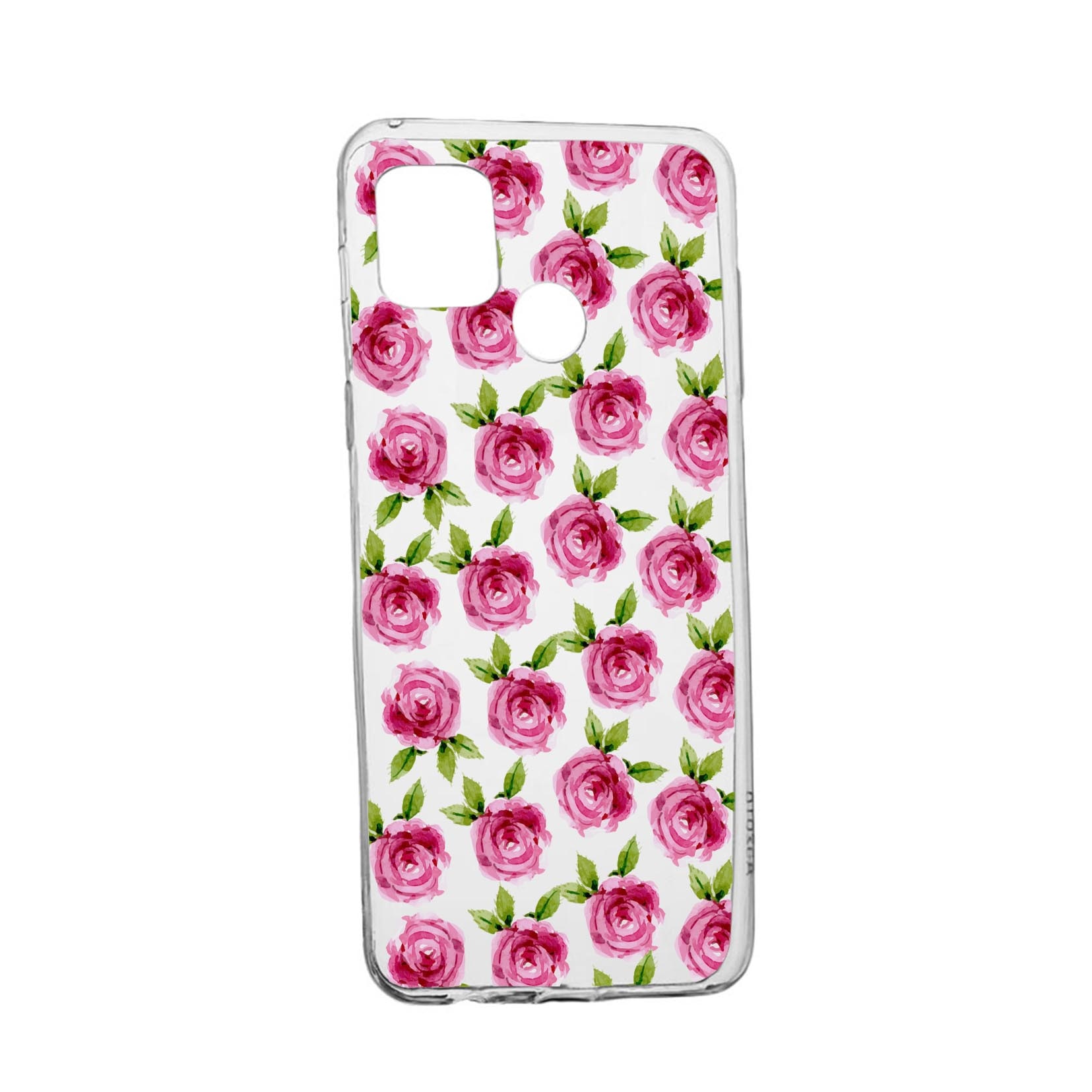 Husa Silicon Compatibila Cu Realme 7i / Realme C12, Rose, rezistenta la uzura, anti-alunecare, 107