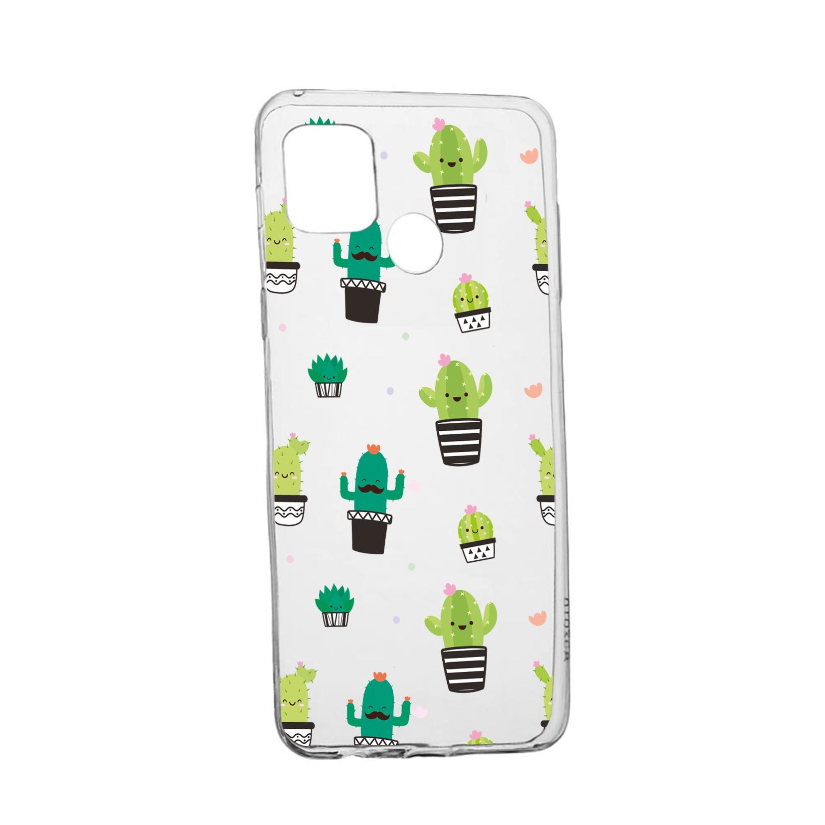 Husa Silicon Compatibila Cu Realme 7i / Realme C12, rezistenta la uzura, anti-alunecare, Cactus, 165