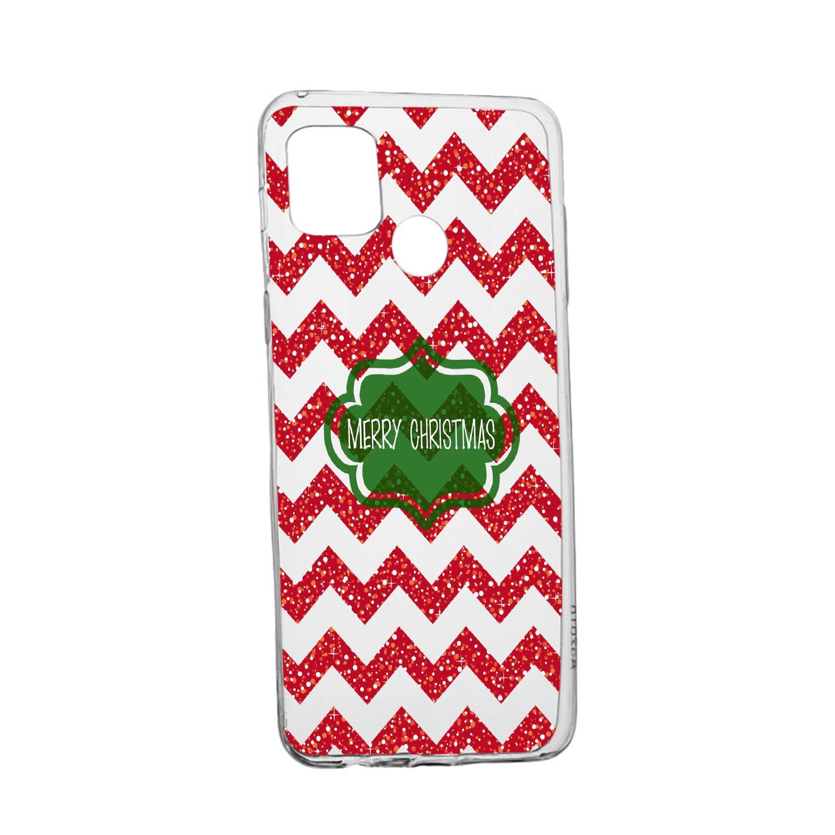 Husa Silicon Xmas, Compatibila Cu Realme 7i / Realme C12, rezistenta la uzura, anti-alunecare, 316