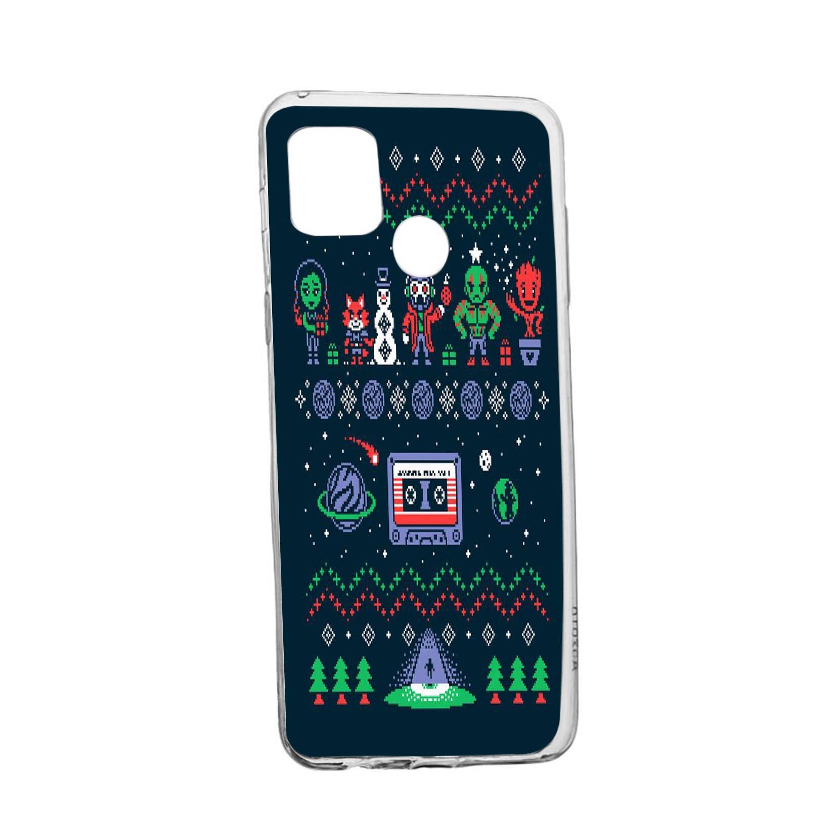 Husa Silicon Xmas, Compatibila Cu Realme 7i / Realme C12, rezistenta la uzura, anti-alunecare, 327