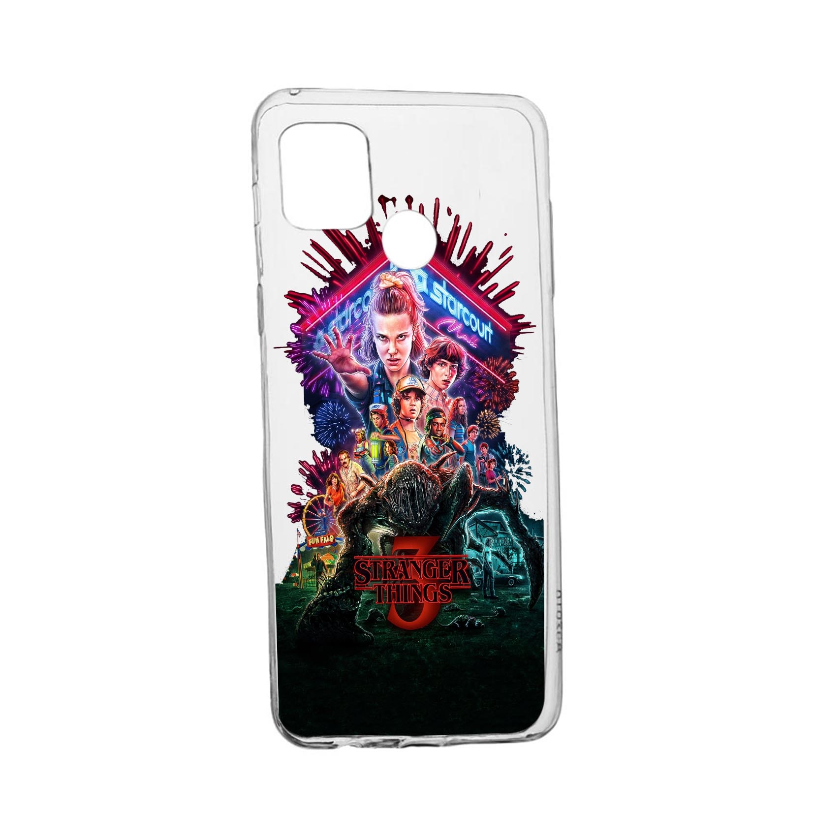 Husa Silicon Stranger Things, Compatibila Cu Realme 7i / Realme C12, rezistenta la uzura, anti-alunecare, 372