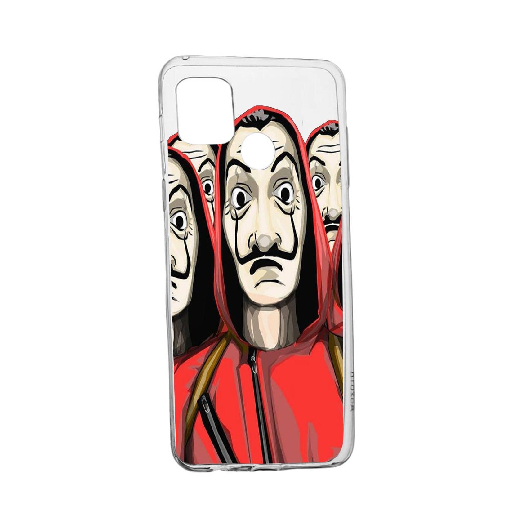 Husa Silicon La Casa de Papel, Compatibila Cu Realme 7i / Realme C12, rezistenta la uzura, anti-alunecare, 390