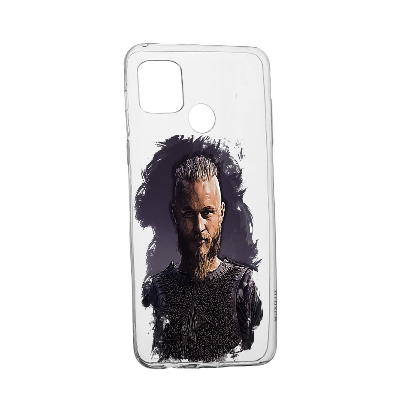 Husa Silicon Vikings Ragnar Lothbrok Movie, Compatibila Cu Realme 7i / Realme C12, rezistenta la uzura, anti-alunecare, 452