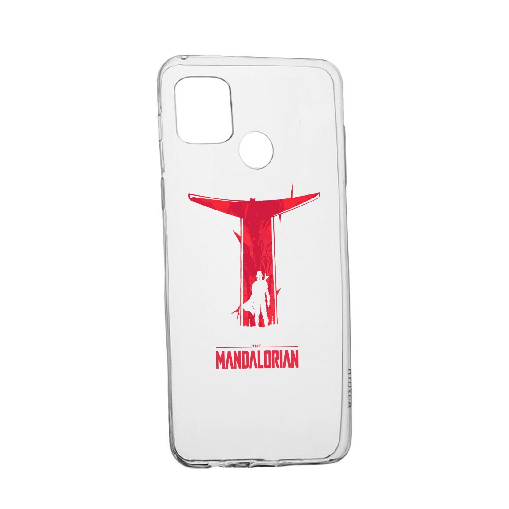 Husa Silicon Star Wars, The Mandalorian Compatibila Cu Realme 7i / Realme C12, rezistenta la uzura, anti-alunecare, 458
