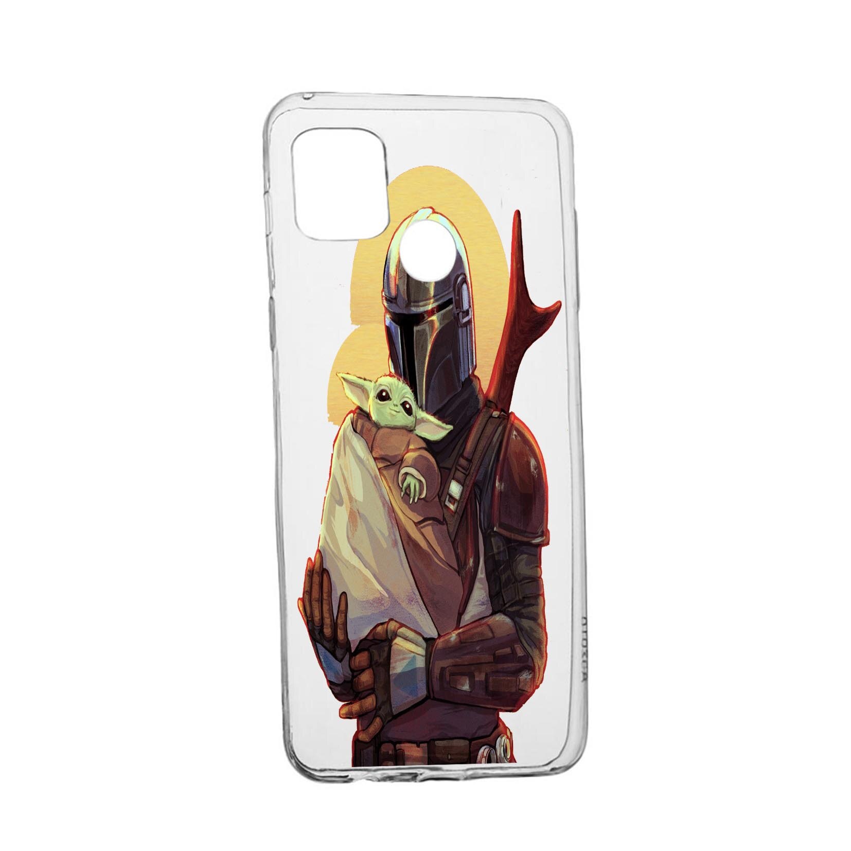 Husa Silicon Star Wars, The Mandalorian Compatibila Cu Realme 7i / Realme C12, rezistenta la uzura, anti-alunecare, 465