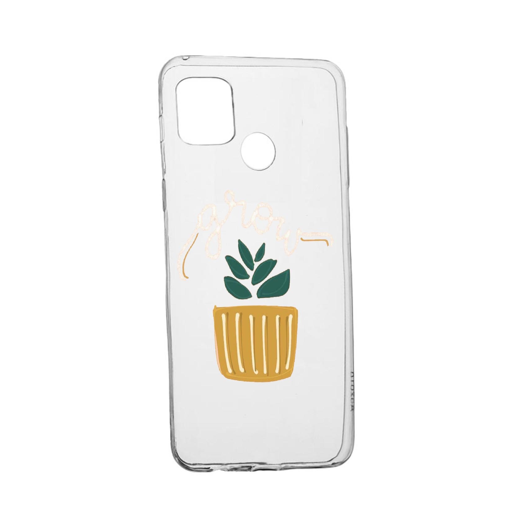 Husa Silicon Grow, Compatibila Cu Realme 7i / Realme C12, rezistenta la uzura, anti-alunecare, 490