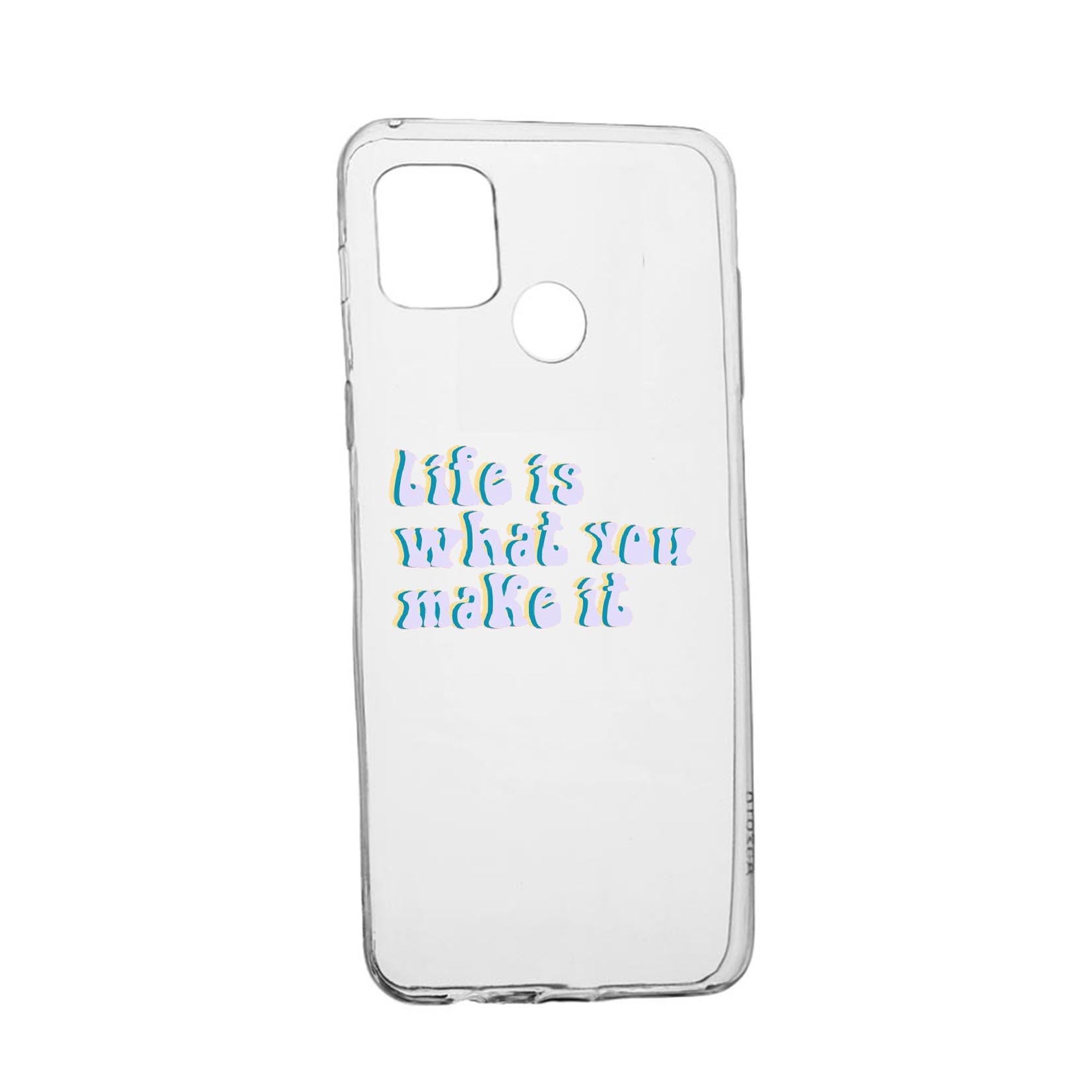 Husa Silicon Life is..., Compatibila Cu Realme 7i / Realme C12, rezistenta la uzura, anti-alunecare, 491