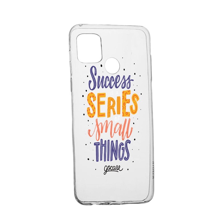 Silicon Success Case, съвместим с Realme 7i / Realme C12, устойчивост на износване, против хлъзгане, 485