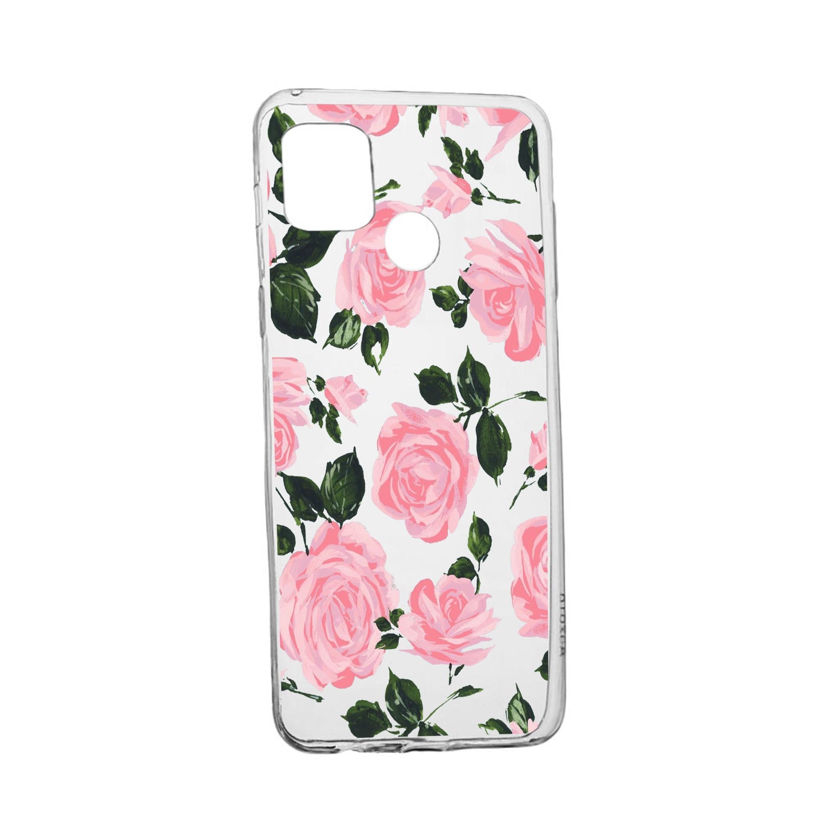 Husa Silicon Rose, Pastel colors, Compatibila Cu Realme 7i / Realme C12, rezistenta la uzura, anti-alunecare, 514