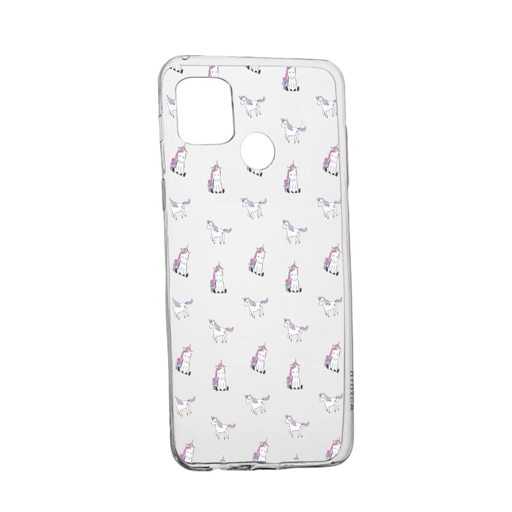 Husa Silicon Unicorn, Compatibila Cu Realme 7i / Realme C12, rezistenta la uzura, anti-alunecare, 522