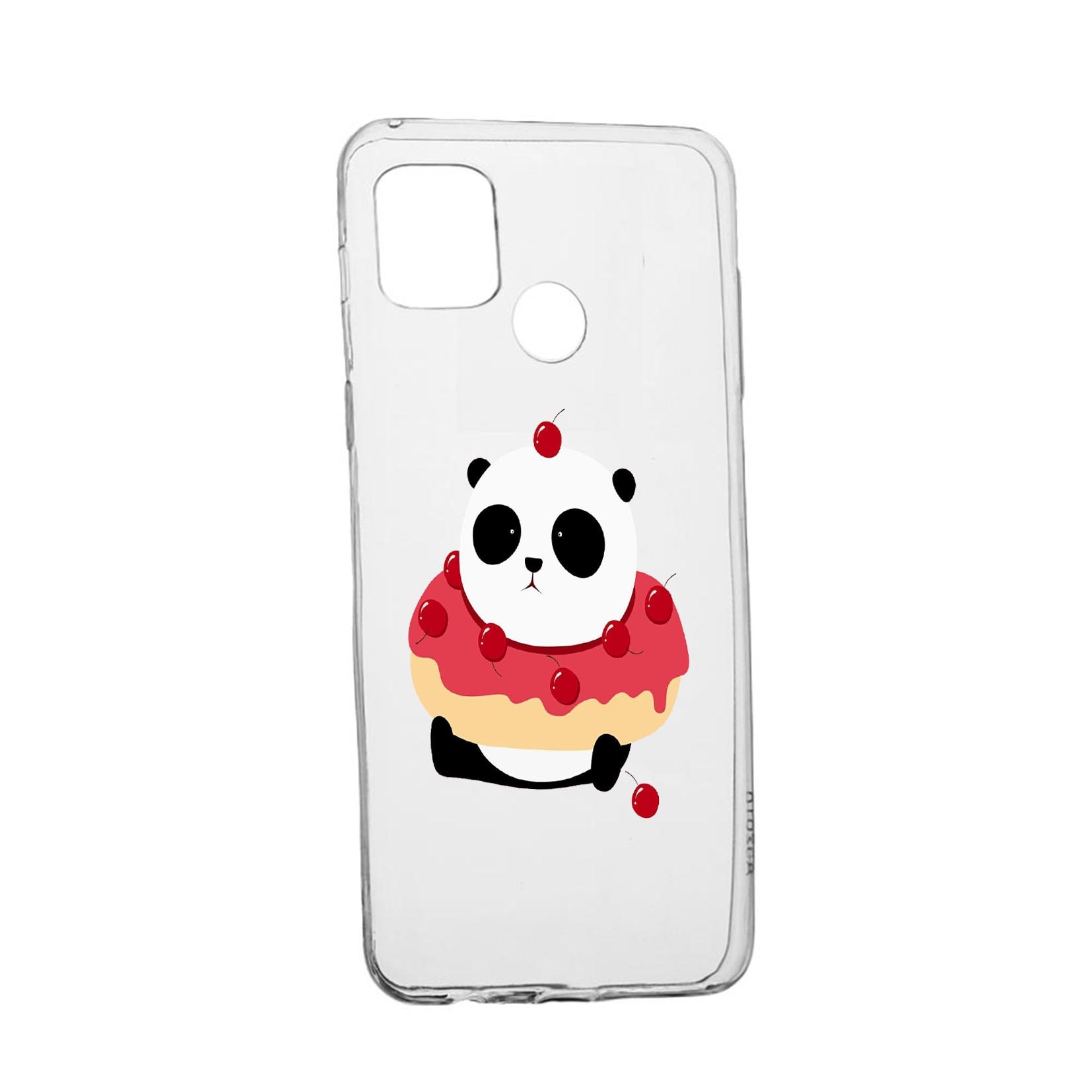 Husa Silicon Sweet Panda, Compatibila Cu Realme 7i / Realme C12, rezistenta la uzura, anti-alunecare, 585