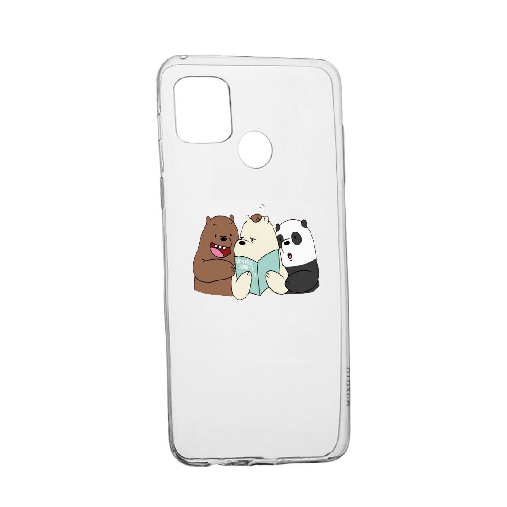 Husa Silicon Winter Sports - Bears, Compatibila Cu Realme 7i / Realme C12, rezistenta la uzura, anti-alunecare, 601