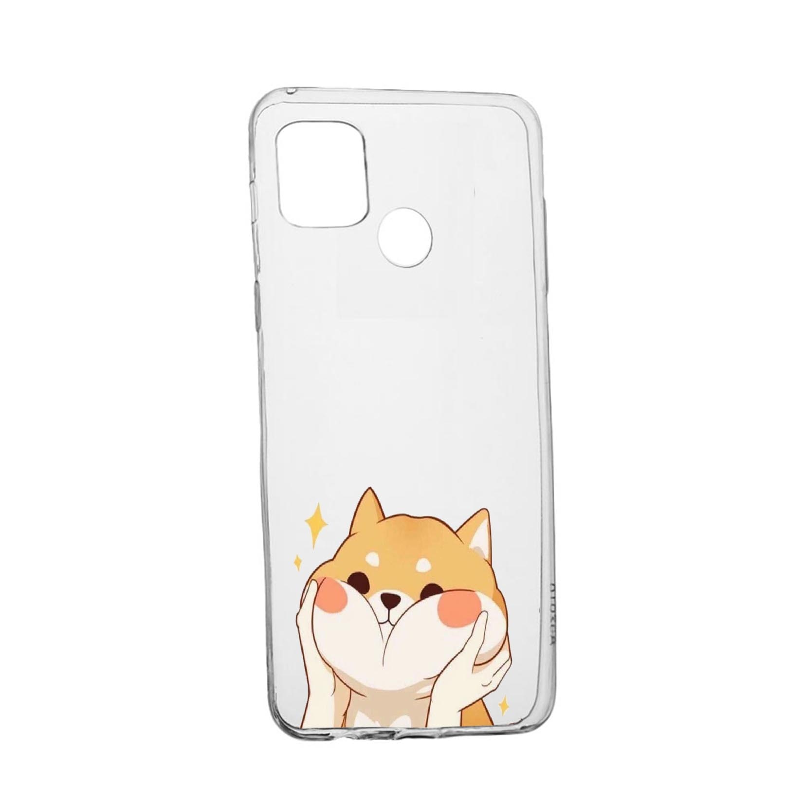 Husa Silicon Emoje - Sweet Cat, Compatibila Cu Realme 7i / Realme C12, rezistenta la uzura, anti-alunecare, 596