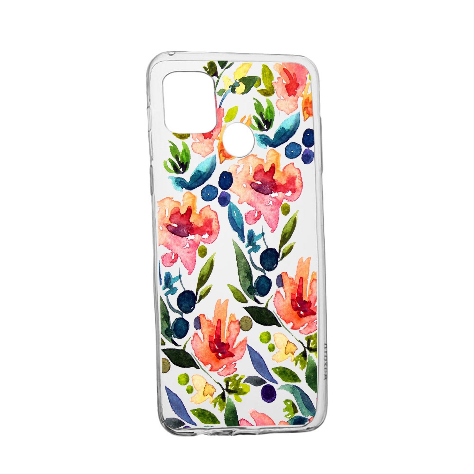 Husa Silicon Flowers Spring, Compatibila Cu Realme 7i / Realme C12, rezistenta la uzura, anti-alunecare, 628