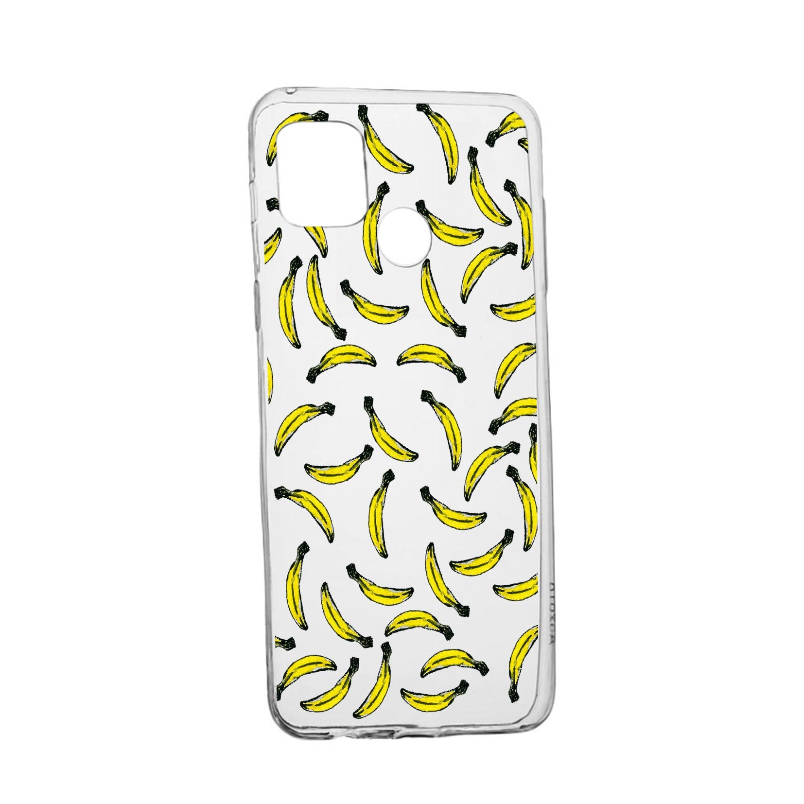 Husa Silicon Bananas, Compatibila Cu Realme 7i / Realme C12, rezistenta la uzura, anti-alunecare, 664
