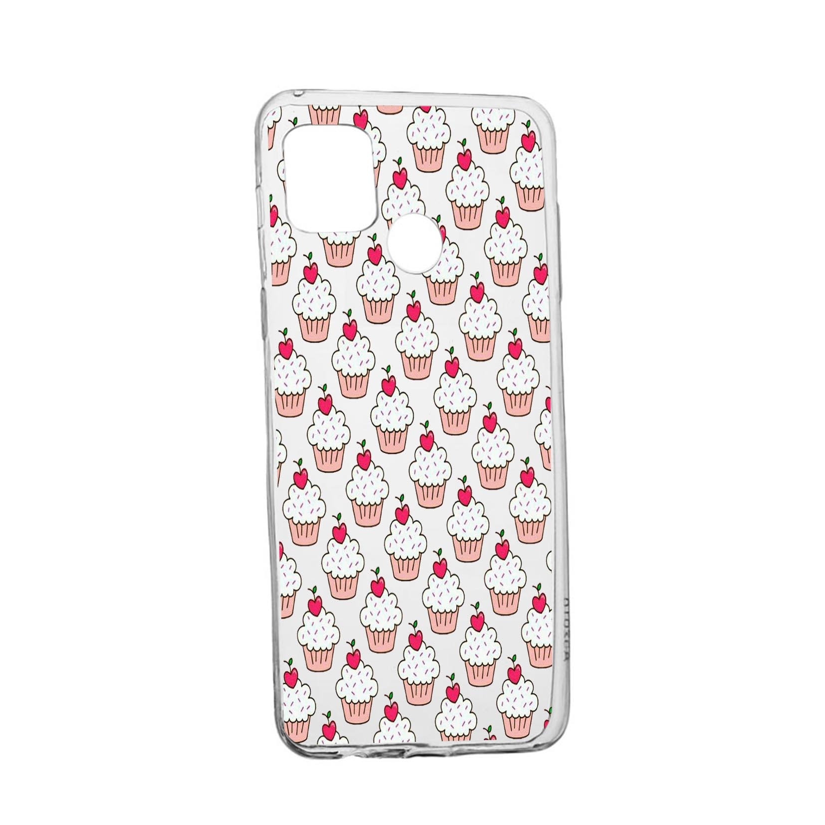 Husa Silicon Muffins, Compatibila Cu Realme 7i / Realme C12, rezistenta la uzura, anti-alunecare, 668