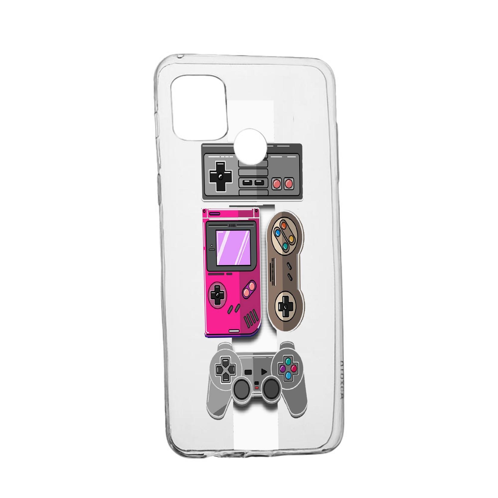 Husa Silicon Gamer - Xbox - Nintendo, Compatibila Cu Realme 7i / Realme C12, rezistenta la uzura, anti-alunecare, 670