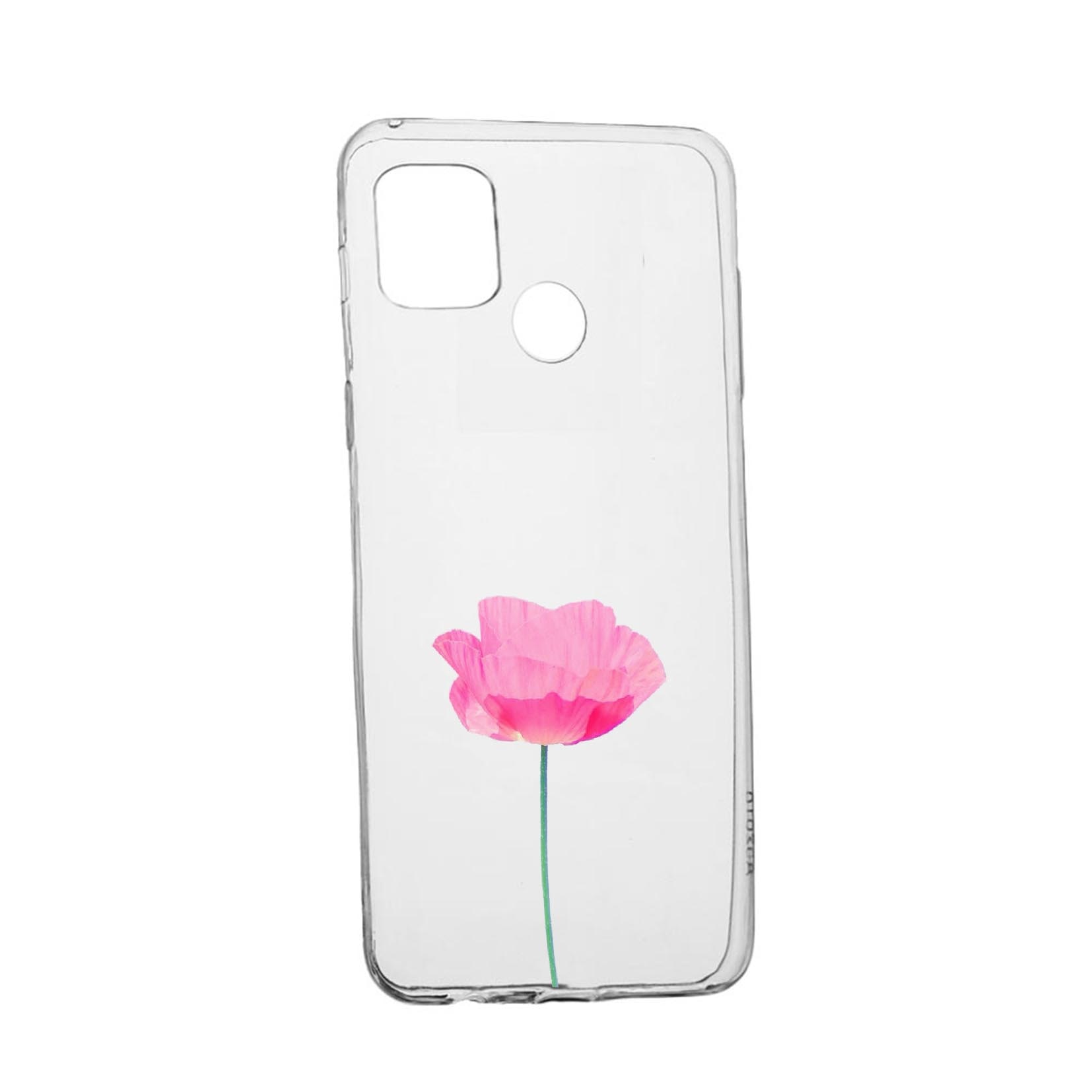 Husa Silicon Rose - Pastel colors, Compatibila Cu Realme 7i / Realme C12, rezistenta la uzura, anti-alunecare, 693