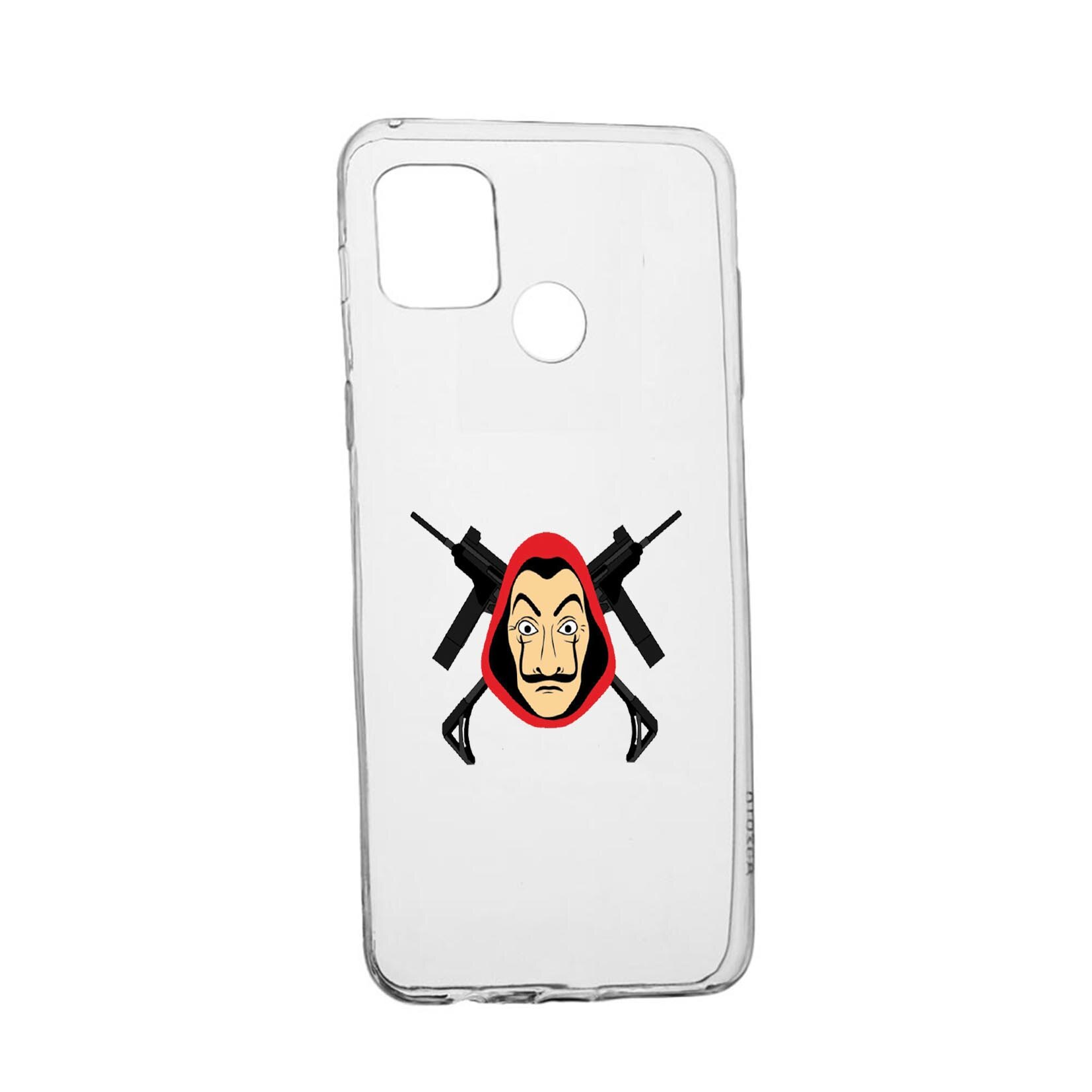 Husa Silicon La Casa De Papel, Compatibila Cu Realme 7i / Realme C12, rezistenta la uzura, anti-alunecare, 714