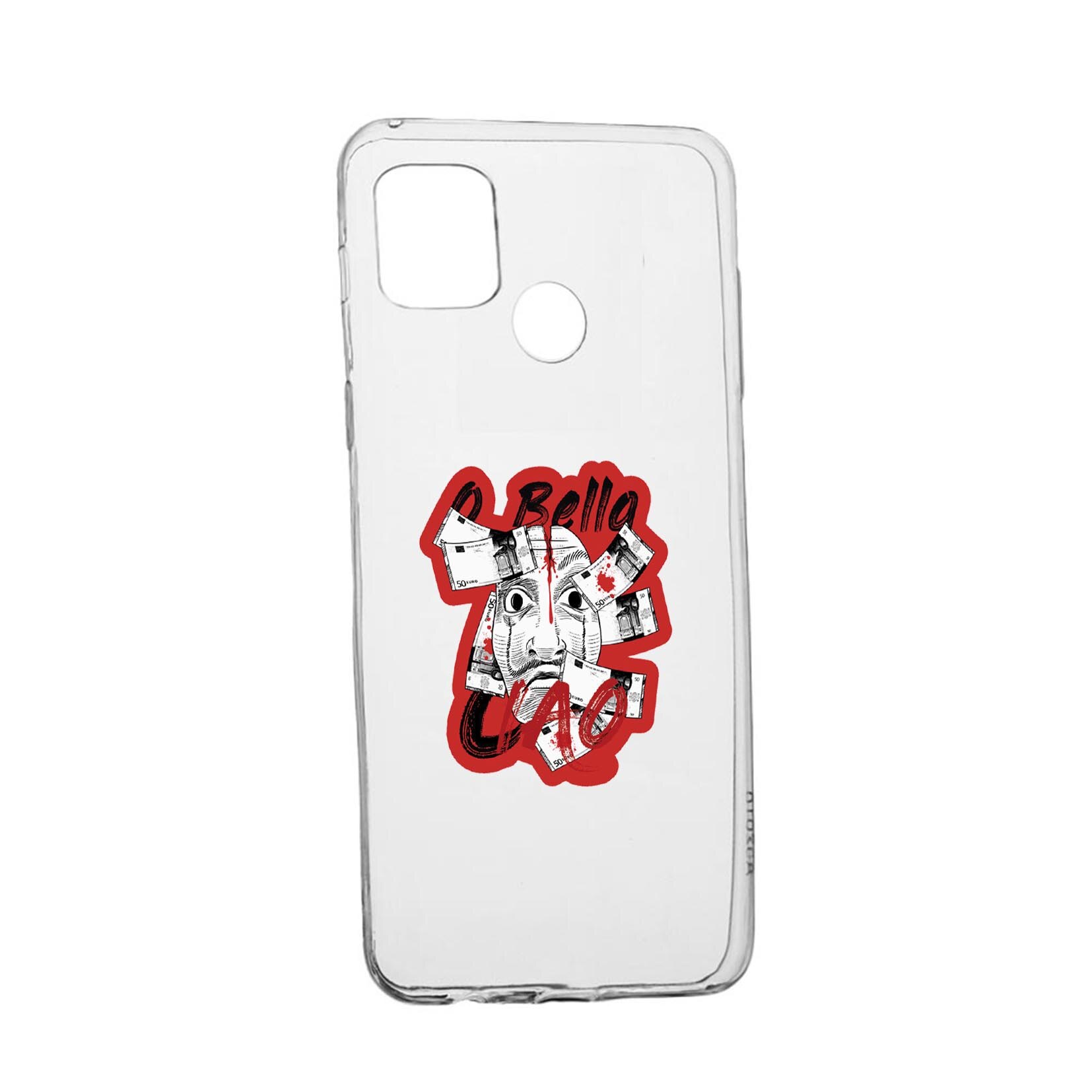 Husa Silicon La Casa De Papel Bella Ciao, Compatibila Cu Realme 7i / Realme C12, rezistenta la uzura, anti-alunecare, 716