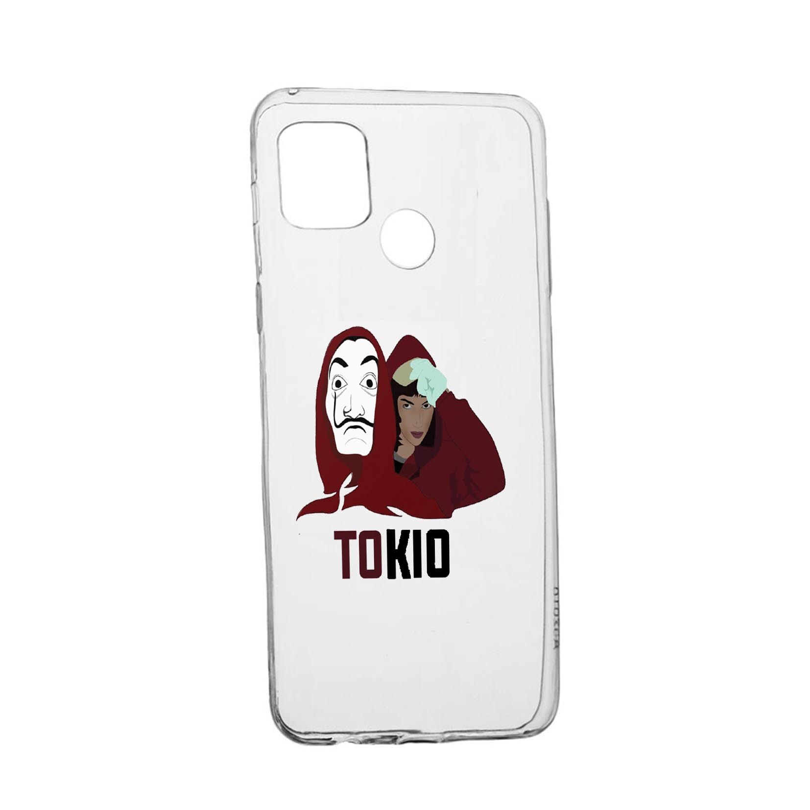Husa Silicon La Casa De Papel Tokyo, Compatibila Cu Realme 7i / Realme C12, rezistenta la uzura, anti-alunecare, 710