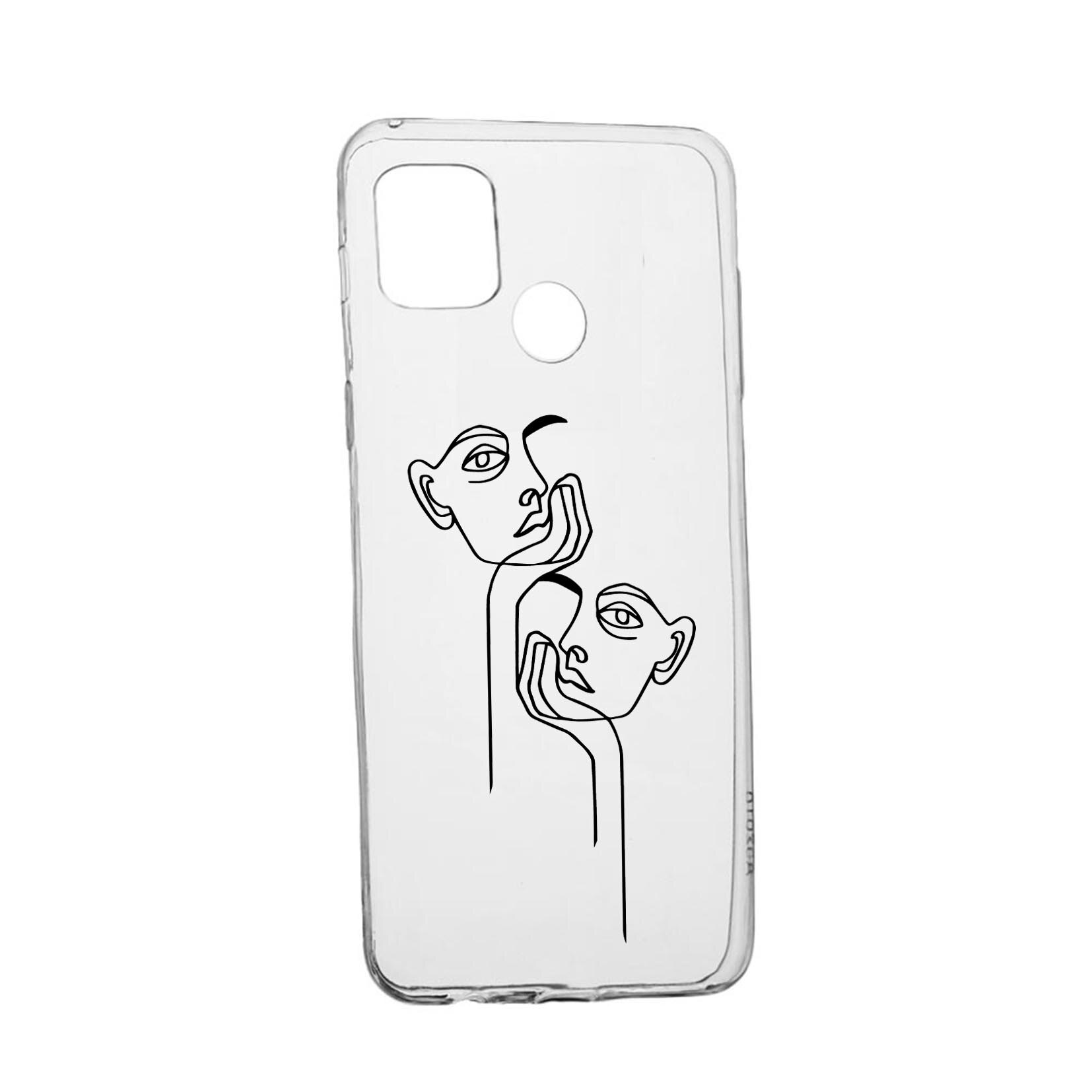 Husa Silicon Compatibila cu Realme 7i / Realme C12, Boring, rezistenta la uzura, anti-alunecare, 737