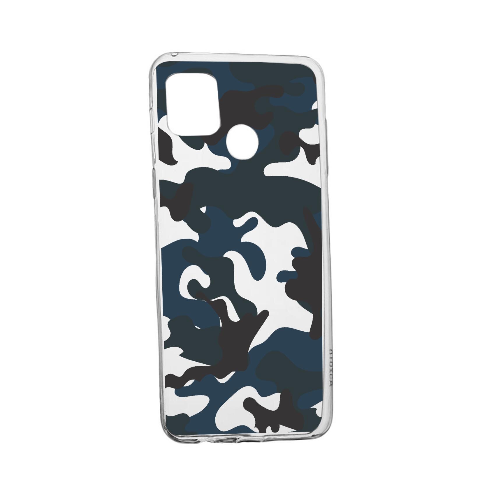 Husa Silicon Compatibila cu Realme 7i / Realme C12, Camouflage, rezistenta la uzura, anti-alunecare, 789